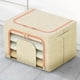 thumbnail image 5 of Foldable Fabric Storage Bins with Clear Window, Large Capacity Organizer Boxes for Bedroom Closet Clothing Blanket Towel Organization, Ukhbmc, 5 of 7