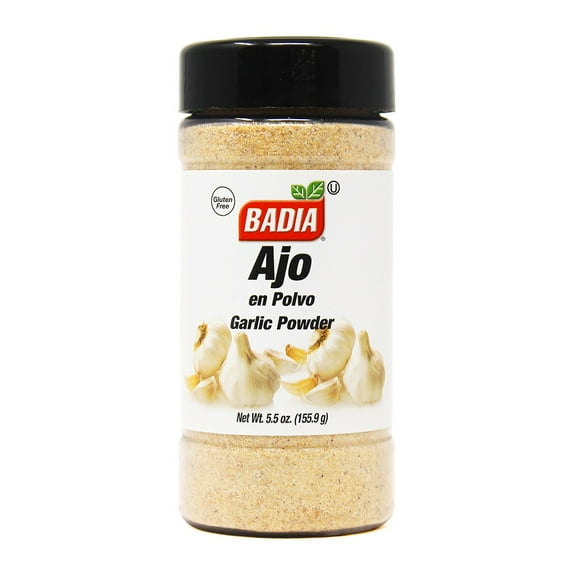 badia economy size ajo en polvo (garlic powder) 5.5 Oz.Pack Of 6
