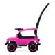 thumbnail image 3 of Montable Camioneta/carro Con Barra De Empuje, Luz Y Sonidos rosa GRANDE Rm Regalomex YC011618, 3 of 5