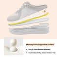 thumbnail image 5 of Mules for Women Wide Slip-on Shoes Comfortable Backless Walking Shoes with Removable Sole, 5 of 8
