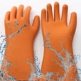 thumbnail image 3 of Guantes De Goma, Guantes Aislantes Para Trabajos Eléctricos, Suaves, Absorben El Sudor Con Filamento De Carbono Para Jueces De Línea Para Uso Industrial, 3 of 7