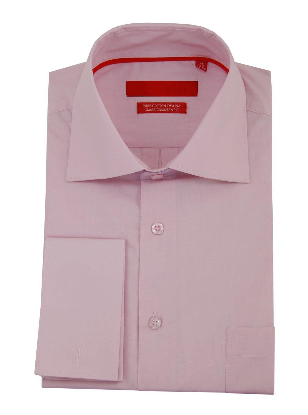 Buy DTI GV Executive Mens Modern Spread Collar French Cuff Cotton Dress