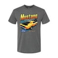 thumbnail image 2 of Wild Bobby, Ford Yellow Mustang Horsepower Cars and Trucks Men Premium Tri Blend Tee, Dark Heather, X-Large, 2 of 6