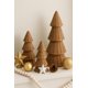 thumbnail image 5 of Juego de árbol de Navidad de resina de terciopelo en aerosol, centro de mesa de interior de forma moderna, decoración de repisa de mesa, árbol de resina de terciopelo, elegante decoración, 5 of 8