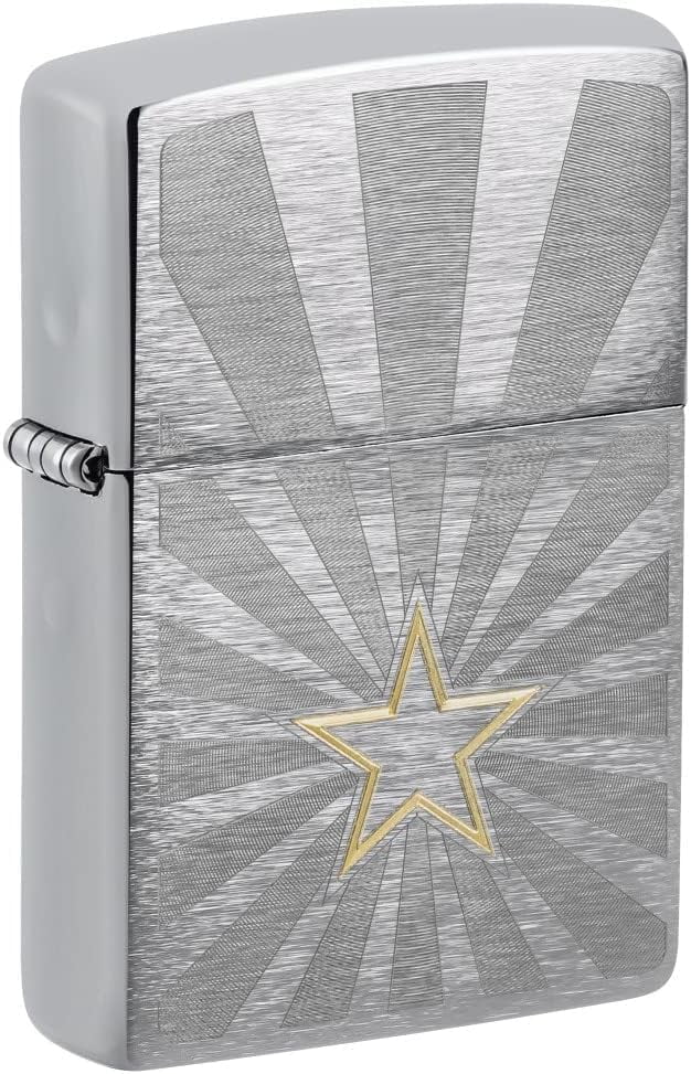 ZIPPO® LIGHTER ZIPPO Zippo Lighter: Ornate Design Engraved - High Polish Chrome 78498