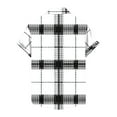 thumbnail image 5 of lulshou Women's Plaid Shirt Fashion Button Shirt Female Lapel Neck Short Sleeves Loose T-shirt Blouse Trendy Casual Checkered Blouse Tops Summer Shirts, 5 of 5