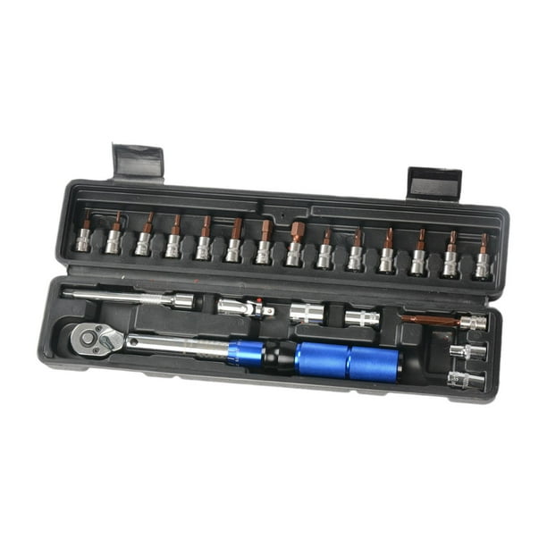 Kit de llave dinamométrica perfecl 22x 1/4 pulgadas 2-24 nm ajustable