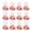 Pink, variant on Gytml 12 Pack Bear Shaped Clear Candy Containers, 3D Plastic Bear Treat Boxes, Small Reusable Candy Jars For Party & Everyday Use(Pink-2.09X2.76 Inch)