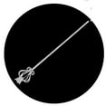 thumbnail image 4 of Glitter Rhinestone Scepter Prince Dress up Cosplay Princess Sceptre for Pageant Argent, 4 of 8