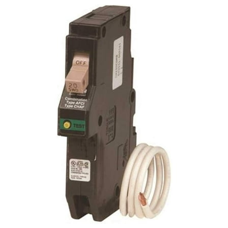 Cutler Hammer Single Pole AFCI Circuit Breaker, CHFCAF120