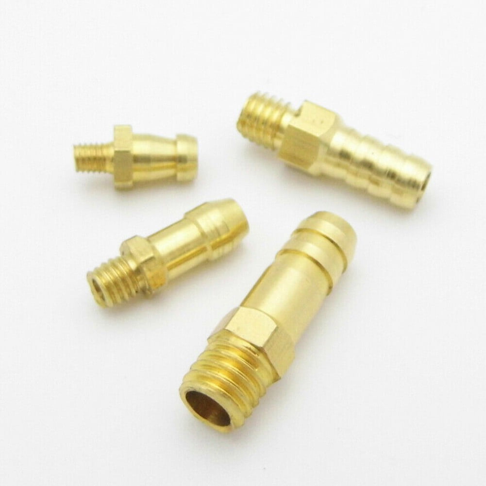 M6 Threaded Water Nipple for RC Boat New 2PCS 90 Degree Brass M5