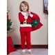 thumbnail image 3 of Dos conjuntos de pijamas de Navidad para niños, pijamas para niños pequeños, elfo, Papá Noel, Cosplay, ropa de dormir de Navidad para niños y niñas, pijamas de Año Nuevo, 3 of 4