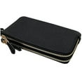 thumbnail image 4 of COACH Double Corner Zip Wristlet, Black, 4 of 7