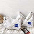 thumbnail image 2 of Bolso de hombro Sonducket gran capacidad Lona Blanco pequeño, 2 of 6
