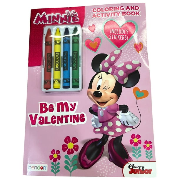 Download Coloring Book Minnie Mouse Color And Activity Book W Crayons Walmart Com Walmart Com