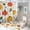 style, variant on Autumn Leaves Pattern Shower Curtain Bathroom Sets Toilet Lid Rug, Bath Mat And Contour Mat, Shower Curtain 4Pcs