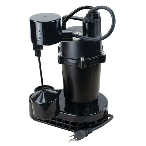 Star Water Systems 1/3 Hp Cast Aluminum Submersible Sump Pump With Vertical Float
