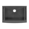 thumbnail image 7 of Rivage 30 x 21 Stainless Steel, Single Basin, Farmhouse Kitchen Sink with Apron in Black, 7 of 7