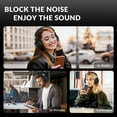 thumbnail image 4 of Bluetooth Headphones Noise Cancelling Headphones Wireless & Wired over Ear with Microphone for TV PC, 4 of 9