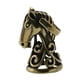 thumbnail image 3 of Estatuilla de cabeza de caballo, adorno de caballo de escritorio pequeño, colección de estatuas de caballo, escultura de regalo de cumpleaños para, 3 of 8