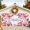 Pink, variant on Thanksgiving Fall Garage Door Banner 6.9x8 Ft, Pumpkins Autumn Leaves Floral Botanical Outdoor Garage Door Cover for Holiday Party, Hanging Banner Backdrop Decoration Wall Decor Flag