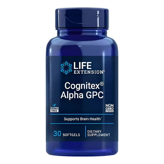 LIFE EXTENSION | Cognitex Alpha GPC supports brain health | 30 softgels
