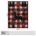 thumbnail image 4 of Qinduosi  Christmas Large Throw Blanket Twin XL Size Red Plaid Christmas Blanket Couch Sofa Bed Soft Cozy Lightweight Fuzzy Plush Fleece Blankets and Throws Xmas Winter Blanket, 4 of 6