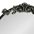 thumbnail image 4 of Kate and Laurel Arendahl Ornate Glam Oval Wall Mirror, 18 x 24, Antique Black, Beautiful Bohemian Mirror for Wall, 4 of 8