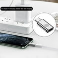 thumbnail image 2 of 8 Pin For iPhone Female to Type C USB-C Male Charger Adapter Converter UKSTOCK, 2 of 8