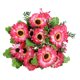 thumbnail image 4 of Ramo de flores artificiales de girasol con copo de nieve para decoración del salón, 4 of 4