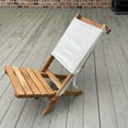 thumbnail image 2 of AmeriHome Acacia and Canvas Folding Chair, 2 of 4