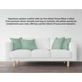 thumbnail image 3 of A1HC 20x20 Inch Square Decorative Velvet Throw Pillow Covers, Set of 2, Como Green – Soft, Luxurious Cushion Covers for Sofa, Bed & Home Decor, 3 of 5