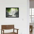 thumbnail image 4 of Nawypu Traditional Chinese Painting Black and White Landscape Canvas Wall Art Bamboo Artwork, 4 of 4