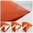 thumbnail image 6 of Ntbay 2 Pack Microfiber Ultra Soft Body Pillowcase with Envelope Closure, Wrinkle, Stain Resistant Body Pillow Cover, 20" x 54", Brunt Orange (Not Include Body Pillow), 6 of 6