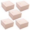 thumbnail image 1 of 5X Pequeña Caja de Almacenamiento de Madera Lisa Caja para Joyas Pequeños Artilugios Caja de Regalo de Color de Madera, 1 of 8