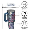 thumbnail image 4 of OBREWU Pioneer Flower Tumbler with Handle and Lid,Pioneer Flower 40oz Double Wall Vacuum Insulated Tumbler,Cups Gift for Women and Men, 4 of 7