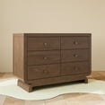 thumbnail image 4 of Art of Nursery by Storkcraft Santorini 6 Drawer Nursery Double Dresser, Hazelnut, 4 of 17