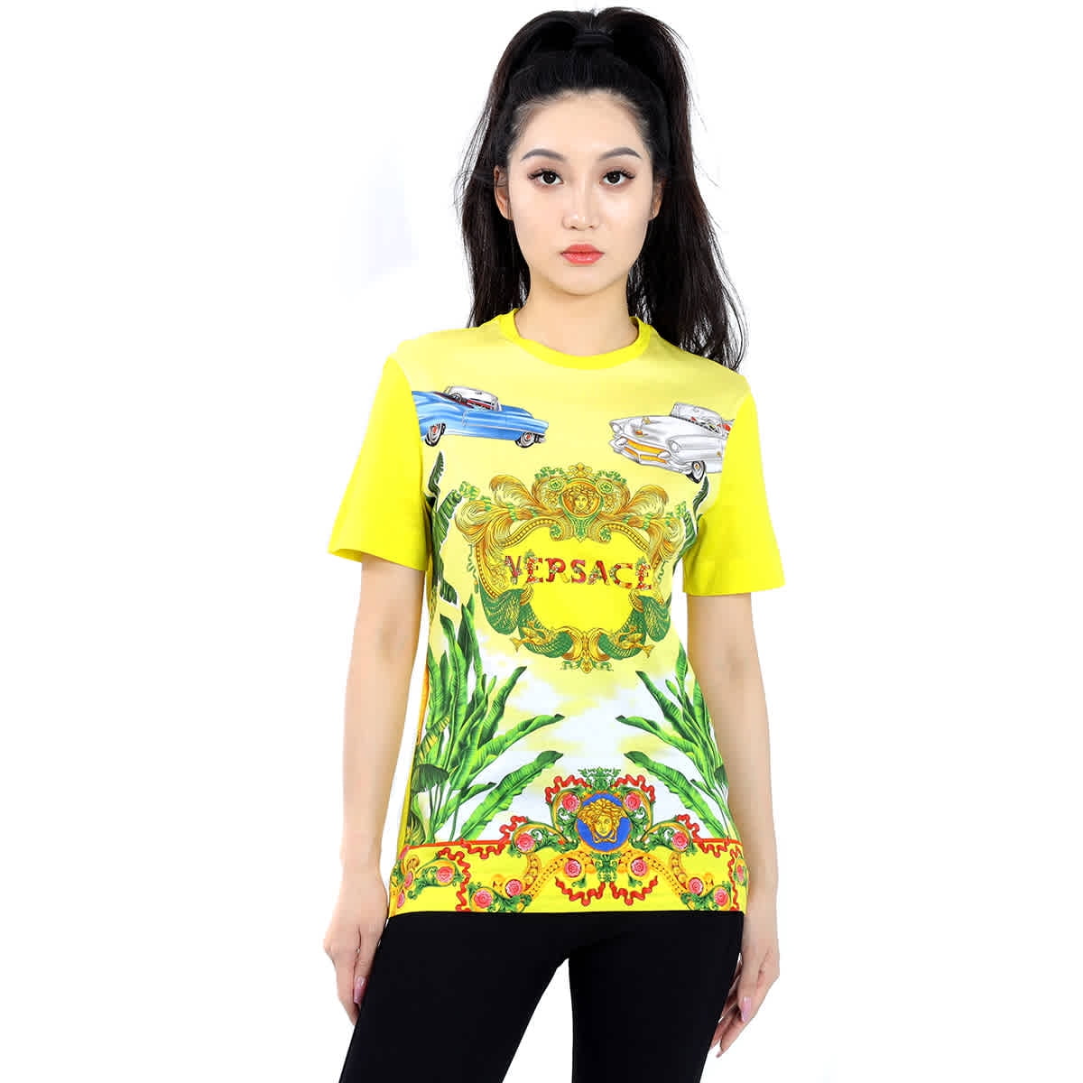 versace palm shirt