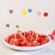 thumbnail image 4 of Pinchos de bambú desechables para decoración de fiestas de Año Nuevo, palillo de dientes de piezas, para Navidad, amor, corazón, ensalada, palitos para vegetales, 100, 4 of 4