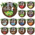 thumbnail image 5 of Wooden Goose Welcome Door Sign Front Door decor with interchangeable Welcome Sign Set of 13 Swapable Seasonal Tags Rustic decorations for Home Farmhouse Outdoor decor Porch, 5 of 9