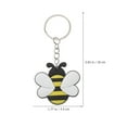 thumbnail image 2 of WASHWEPE 12Ud Llavero Metálico Abeja Cartoon Con Único Para De Accesorios, 2 of 8