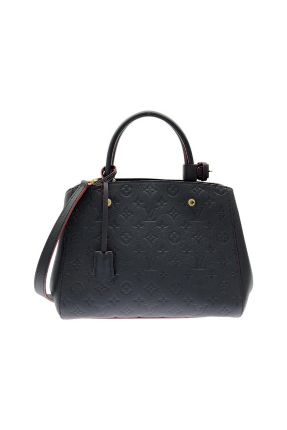 Pre-Owned Louis Vuitton Monogram Empreinte Montaigne MM M42746 Handbag