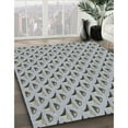 thumbnail image 2 of Ahgly Company Indoor Square Patterned Ash Gray Novelty Area Rugs, 3' Square, 2 of 6