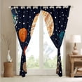thumbnail image 4 of Galaxy Blackout Curtains Solar System Curtains for Boys Girls Universe Themed Bedroom Curtains,Outer Space Window Curtains for Teens Kids Space Planet The Earth Print Curtains,2 Panels 42"Wx63"L, 4 of 5