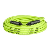 Flexzilla Air Hose, 1/4" x 50', 1/4" MNPT Fittings, ZillaGreen