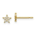 thumbnail image 5 of 14K Yellow Gold Madi K Star Cubic Zirconia Earrings, 5 of 7