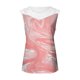 thumbnail image 4 of Camiseta sin mangas de encaje con estampado de mujer Camiseta sin mangas de empalme de cuello redondo Camiseta ligera y cómoda delgada OAVQHLG3B Store lin121212, 4 of 5