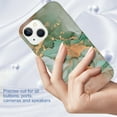 thumbnail image 4 of SaniMore for iPhone 15 Case, Shockproof TPU Stylish Marble Pattern for Girls Women Drop Resistant Slim Fit for iPhone 15 Lightweight Protective Anti-scratch Shell -  Green Marble, 4 of 6