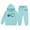 Sky Blue, variant on Girls Outfits Set Cute Letter Print Hoodie And Pants Comfy Casual Two Piece Outfit For Toddler Kids Winter Clothes
