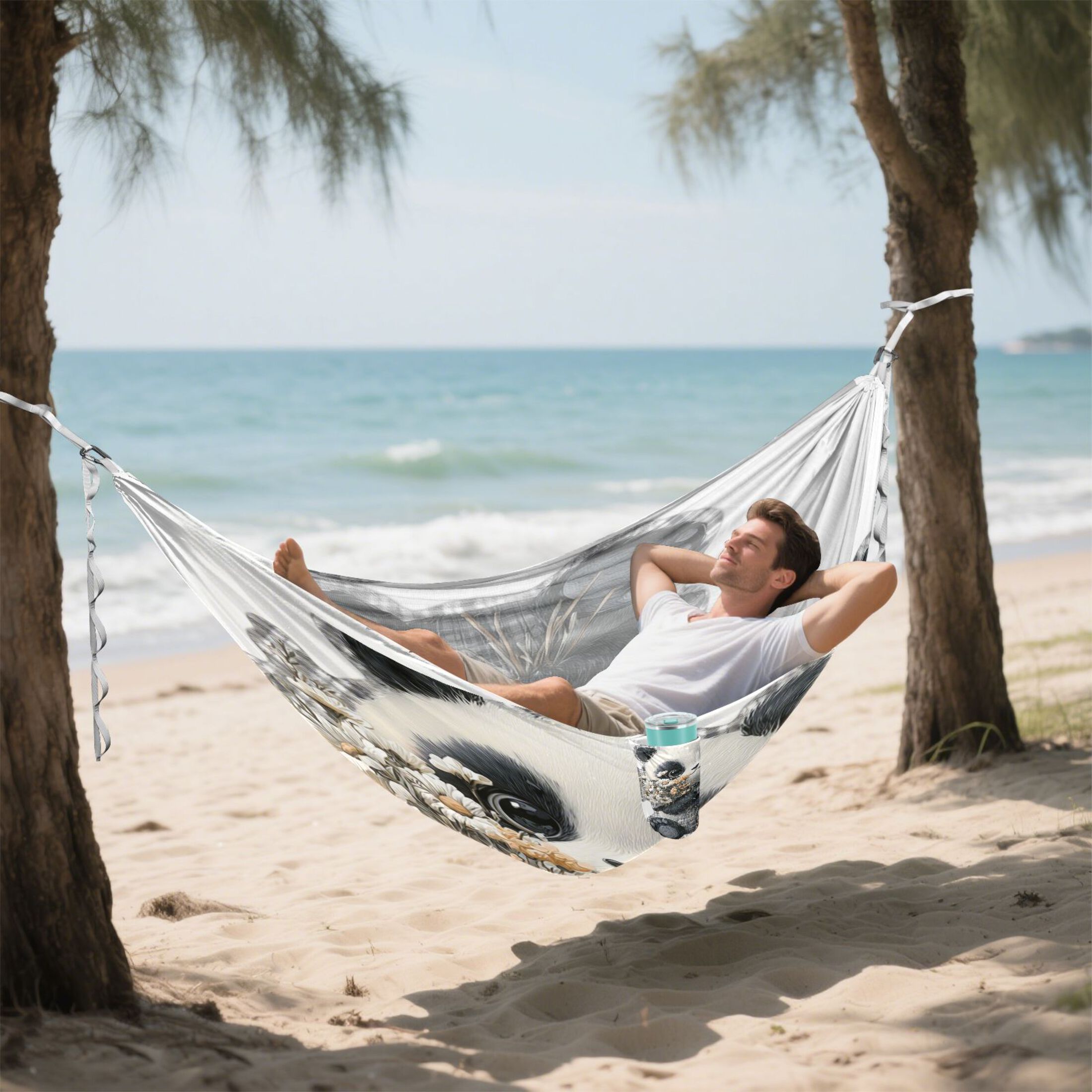 Hammock Camping Hammock Nylon Portable Hammock Travel Camping Hammock Cute Panda